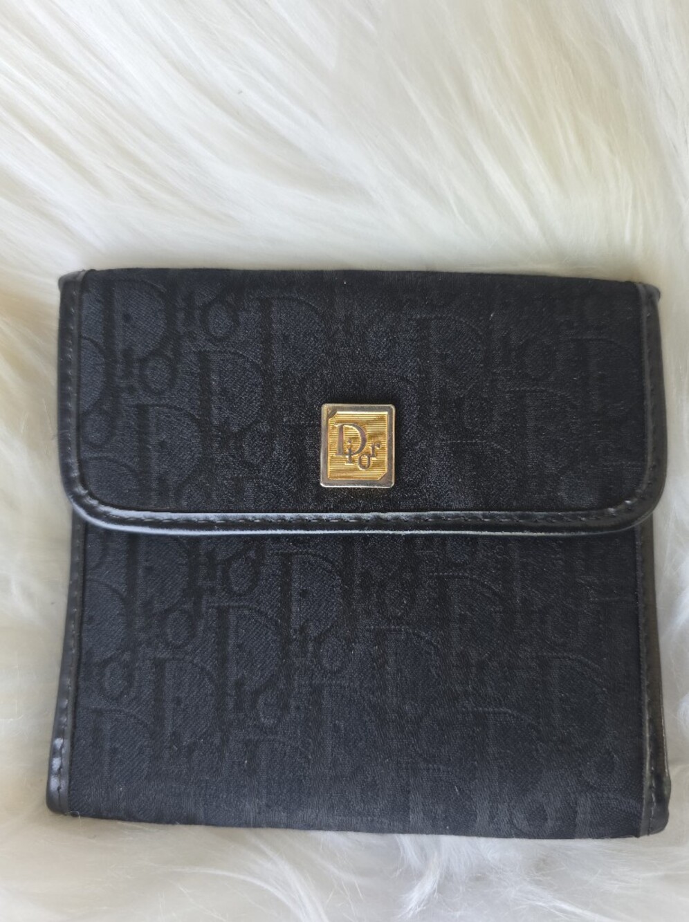 Dior Black Trotter Wallet
